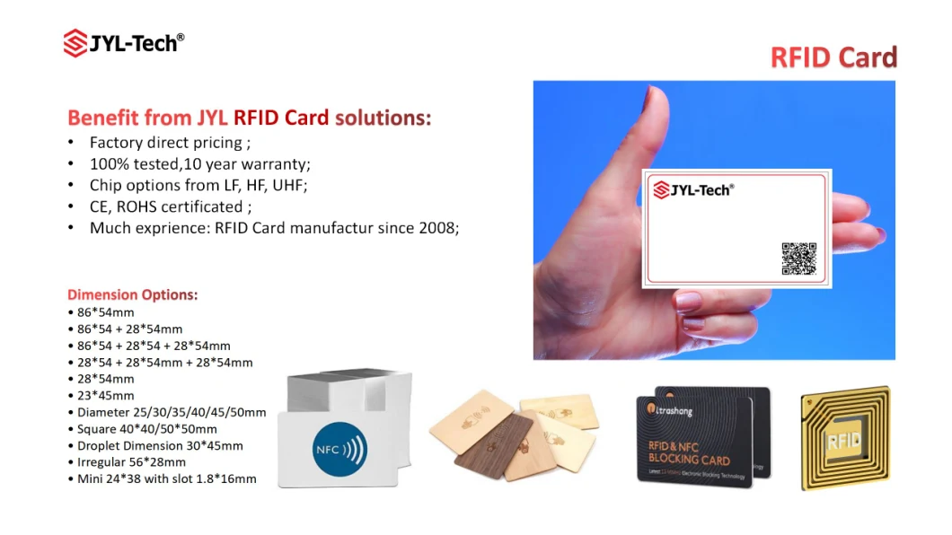 125kHz Lf Proximity Hitag1 Hitag 2 RFID Plastic Cards RFID Smart Card