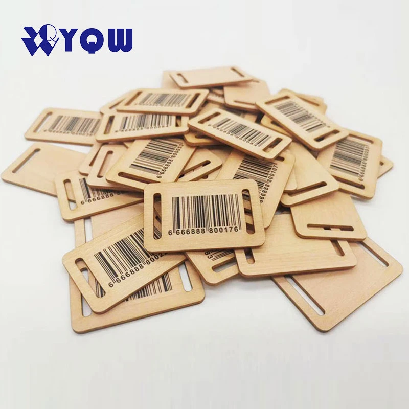 13.56MHz RFID Chip Key Wooden Cards Print for Hotel Door Locks