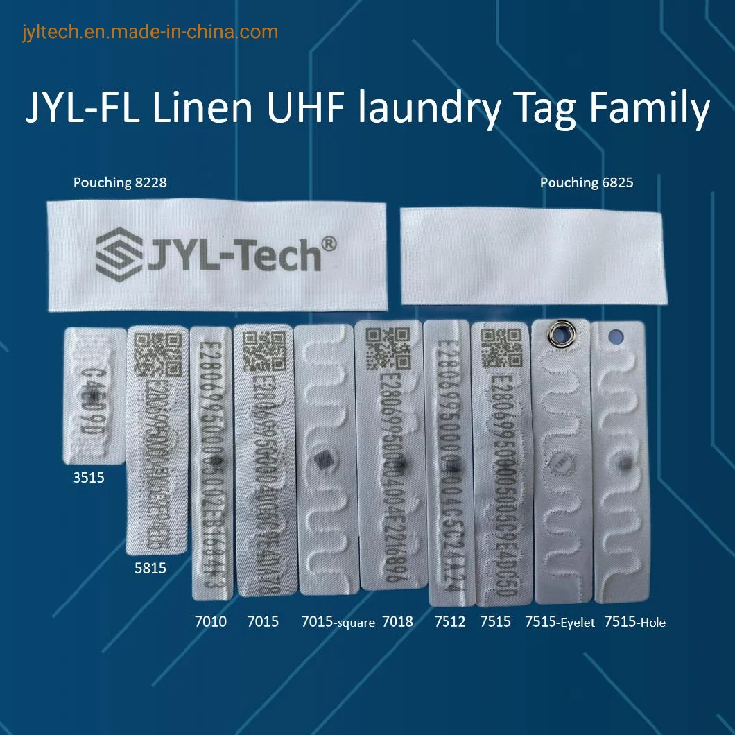 Popular Size 7015 7010 UHF Linen Transponder RFID Laundry Tag