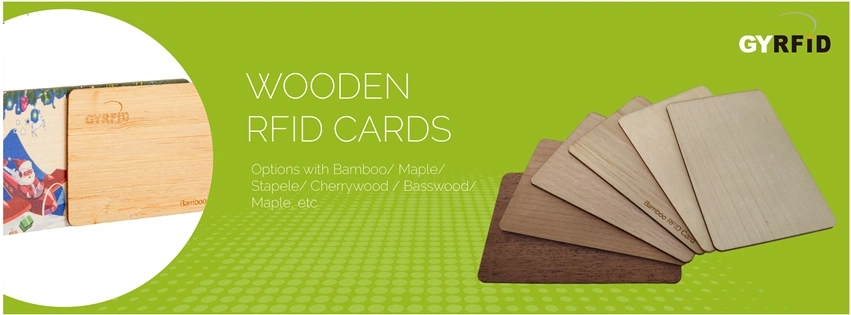Eco-Friendly RFID Wooden Card DESFire EV2 for Hotel (ISOW)