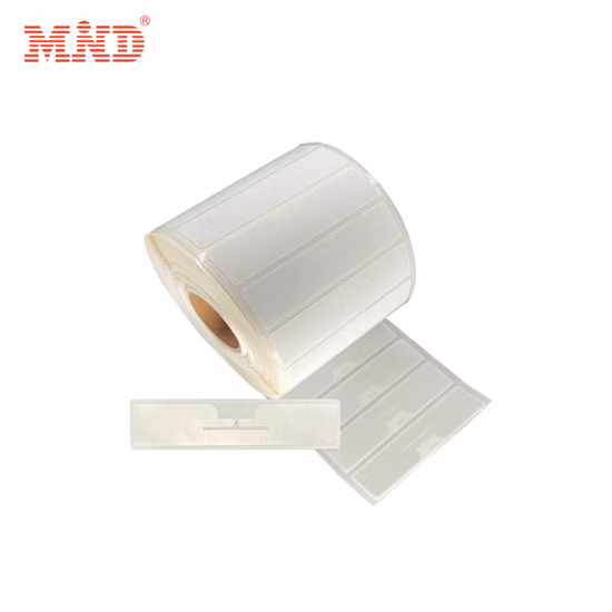 RFID 93 * 19 mm UHF H9 Chip Embutido / Etiqueta / Etiqueta adhesiva para almacenamiento de activos